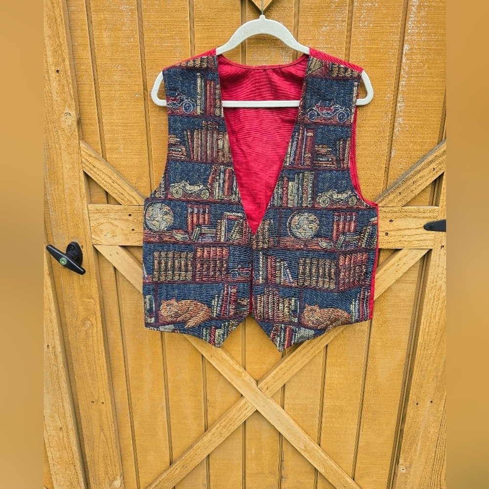 Stylish Red and Blue Women's Vest